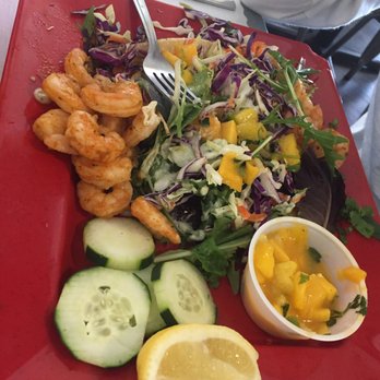 Taco Temple - Half eaten shrimp taco more then hubby could eat - Mexican Near Me - Morro Bay, California Taco Temple - Half eaten shrimp taco more then hubby could eat - Mexican Near Me - Morro Bay, California