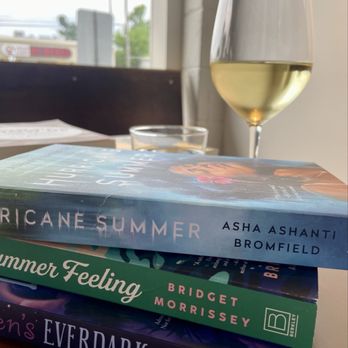 The Library - Enjoyed a glass of Riesling during a book swap - Wine Bars Near Me - Houston, Texas