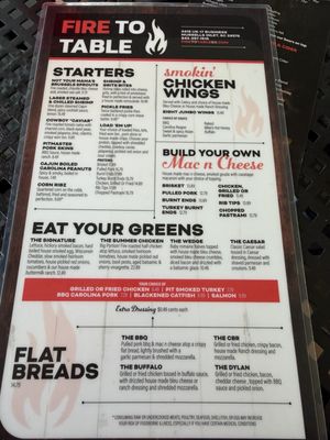 Menu photo 1 Fire To Table  Murrells Inlet, SC