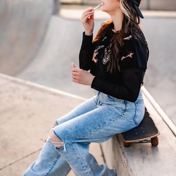 Photography by Delaney - Woman in skate park - Session Photography Near Me Photography by Delaney - Woman in skate park - Session Photography Near Me