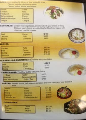 Menu photo 7 Taqueria Rocio Ridgeland, SC Menu photo 7 Taqueria Rocio Ridgeland, SC