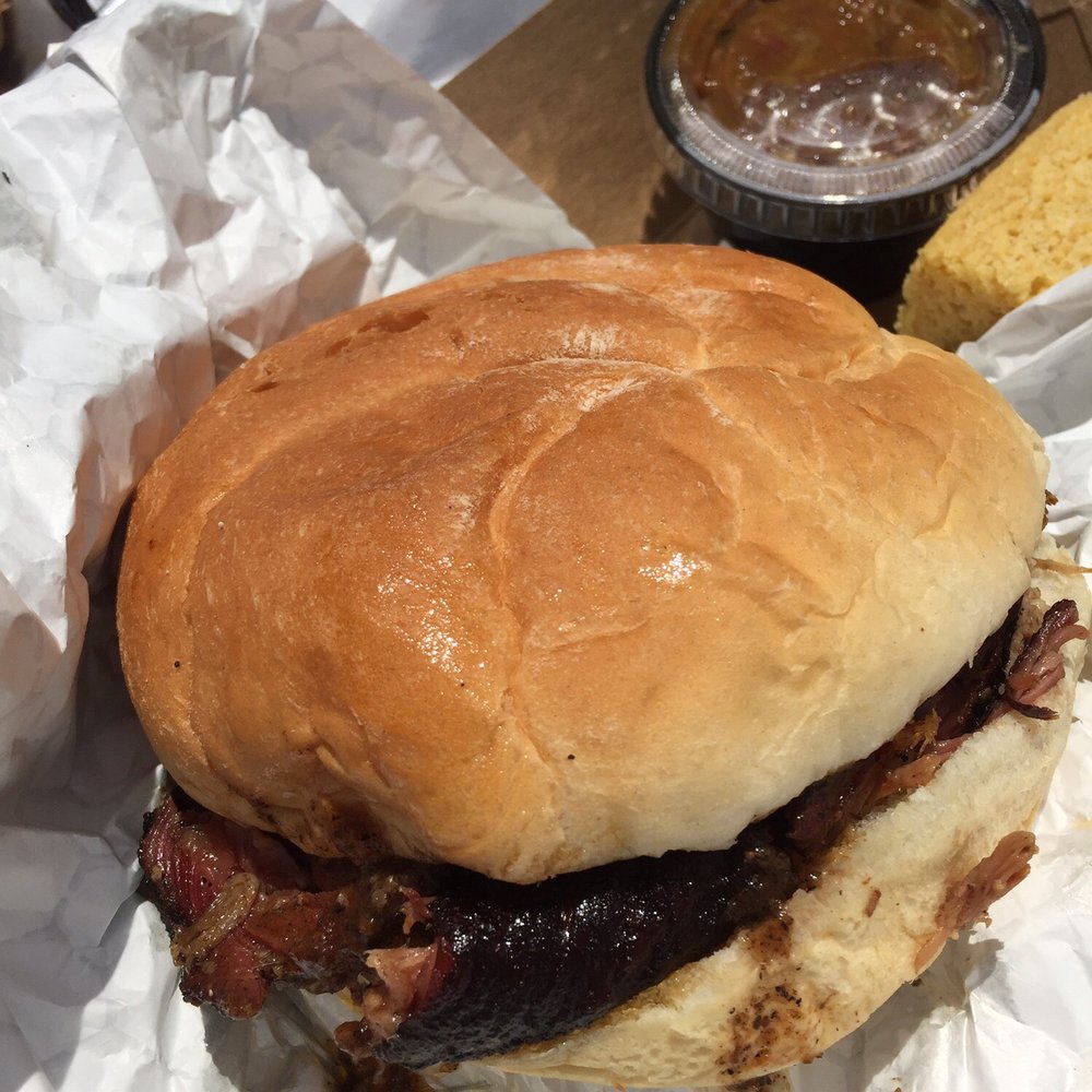Hubba's Real Pit BBQ & Catering - Pulled pork sandwich. Goodness on a bun. - Barbeque Near Me - Westford, Massachusetts Hubba's Real Pit BBQ & Catering - Pulled pork sandwich. Goodness on a bun. - Barbeque Near Me - Westford, Massachusetts