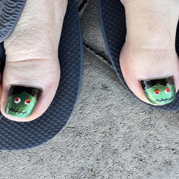 Nail Oasis & Spa - Getting my toes ready for Halloween. I show Lani a picture I would like on my toes and bam it's done. Thank you for being you!!! - Nail Salons Near Me - Canoga Park, California Nail Oasis & Spa - Getting my toes ready for Halloween. I show Lani a picture I would like on my toes and bam it's done. Thank you for being you!!! - Nail Salons Near Me - Canoga Park, California