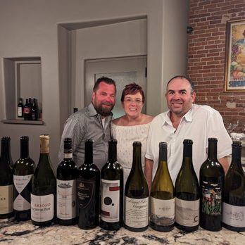 Somm's Kitchen - With Ian after the amazing meal, showing all the wines we sampled during our meal. - Tapas/Small Plates Near Me - Paso Robles, California