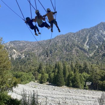 Forest Home - The big swing was a favoritr - Summer Camps Near Me - Forest Falls, California