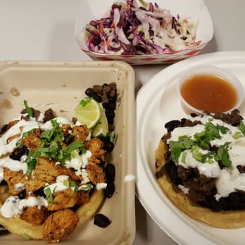 Kala Truck - Sopes...one beef one chicken. SO GOOD! - Mexican Near Me