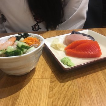 Shizen Ya - Sashimi appetizer and prawn sunomono - Japanese Near Me - Vancouver, British Columbia