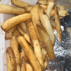 Cook Out - Perfectly cooked fries poorly seasoned.