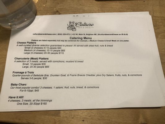 Menu photo 5 Culture Beer & Cheese Brighton, MI Menu photo 5 Culture Beer & Cheese Brighton, MI