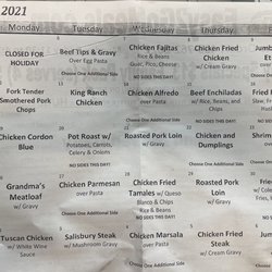 Chopin Mon Ami Catering & Cakes - Menu for July