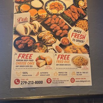 Dak Good - Asian Fusion Near Me - Roseville, California Dak Good - Asian Fusion Near Me - Roseville, California