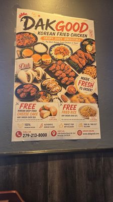 Menu photo 1 Dak Good Roseville, CA Menu photo 1 Dak Good Roseville, CA