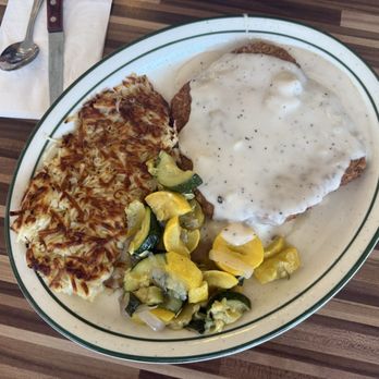 NORMS Restaurant - Photo 7: Country Fried Steak with Hash Browns and Sauteed Vegetables - Diners Near Me - West Hollywood, California NORMS Restaurant - Photo 7: Country Fried Steak with Hash Browns and Sauteed Vegetables - Diners Near Me - West Hollywood, California