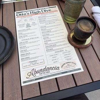 Otto’s High Dive - Menu - Cocktail Bars Near Me - Orlando, Florida Otto’s High Dive - Menu - Cocktail Bars Near Me - Orlando, Florida