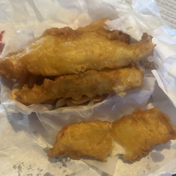 Ann’s Fish & Chip’s - 3 piece fish and chips and actually had 4 pieces which I'd assume because 2 pieces weren't as big as one of the pieces. - Pubs Near Me - Hughson, California Ann’s Fish & Chip’s - 3 piece fish and chips and actually had 4 pieces which I'd assume because 2 pieces weren't as big as one of the pieces. - Pubs Near Me - Hughson, California