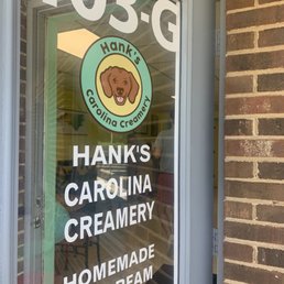 Exterior outside entrance of Hanks Carolina Creamery - Monroe, North Carolina Exterior outside entrance of Hanks Carolina Creamery - Monroe, North Carolina
