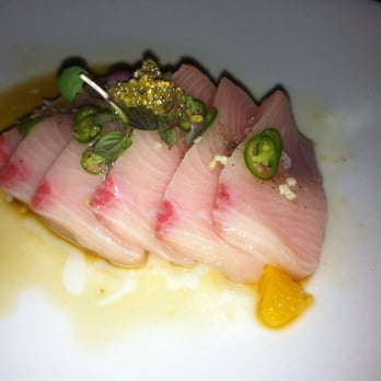 Uchi Dallas - Hama Chili Baby Yellowtail (Ponzu, Thai Chili, Orange Supreme, $18.50) - Japanese Near Me - Dallas, Texas
