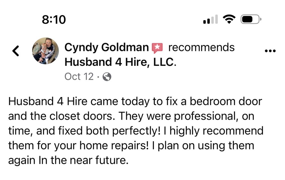 Slide of Husband 4 Hire