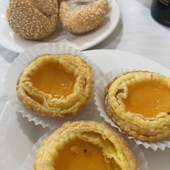 China Garden - Sesame balls and egg tarts - Dim Sum Near Me - Irvine, California China Garden - Sesame balls and egg tarts - Dim Sum Near Me - Irvine, California