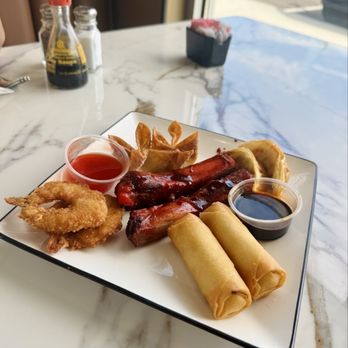 China Fusion - Sample platter - Dim Sum Near Me - Winchester, California China Fusion - Sample platter - Dim Sum Near Me - Winchester, California