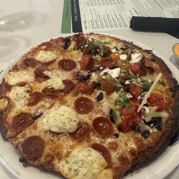 Picazzo's Healthy Italian Kitchen - 1/2 puttanesca & spicy Calabrian - Gluten-Free Near Me - Gilbert, Arizona