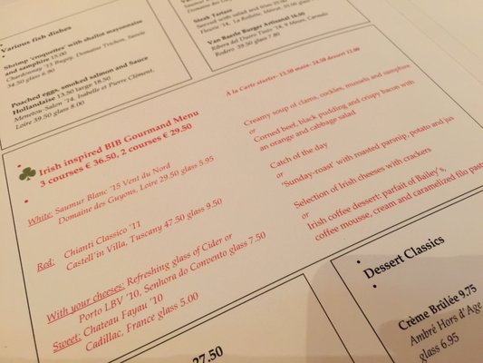 Menu photo 1 Brasserie Van Baerle Amsterdam, NH