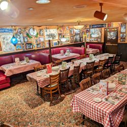 Buca di Beppo Italian Restaurant - One of several dining areas.