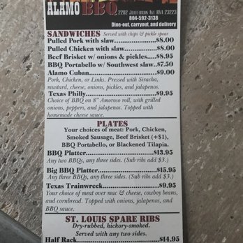 Alamo BBQ - Barbeque Near Me - Richmond, Virginia