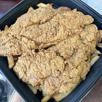 Creole Kitchen and Daiquiris - Fried Fish Platter (Catfish) - Cajun/Creole Near Me - Houston, Texas