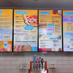 Chuck E. Cheese - Menu