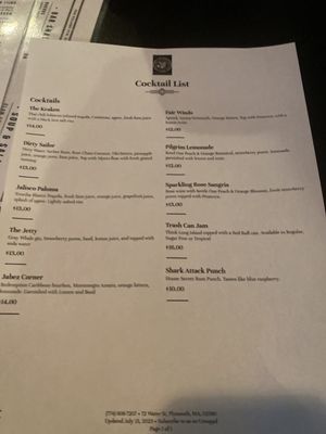 Menu photo 1 Pillory Pub Plymouth, MA Menu photo 1 Pillory Pub Plymouth, MA
