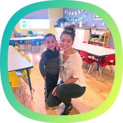 SMART START ACADEMY - My son Diego and his Teacher Ms. Tia.