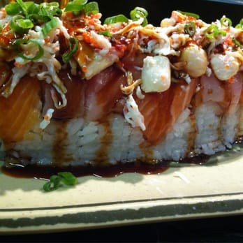 Sushi Pier - Mt. Rose roll - Sushi Bars Near Me - Reno, Nevada Sushi Pier - Mt. Rose roll - Sushi Bars Near Me - Reno, Nevada