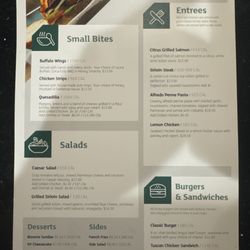 The Venetian Court Restaurant & Lounge - Menu