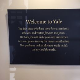 Welcome to Yale Welcome to Yale