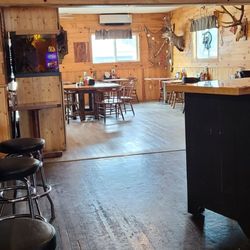 Upstairs Bar and Grill - This was taken from the middle of the bar. There's much more seating behind me.