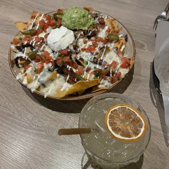 Pecado Mexican - Nachos & Pineapple Margarita - Mexican Near Me - Bay Shore, New York