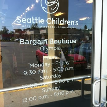 Seattle Children's Bargain Boutique - Hours - Thrift Stores Near Me - Olympia, Washington Seattle Children's Bargain Boutique - Hours - Thrift Stores Near Me - Olympia, Washington