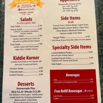 Eli Country Cafe - Desserts Near Me - Russell Springs, Kentucky Eli Country Cafe - Desserts Near Me - Russell Springs, Kentucky