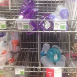 Plastic spray bottles and containers