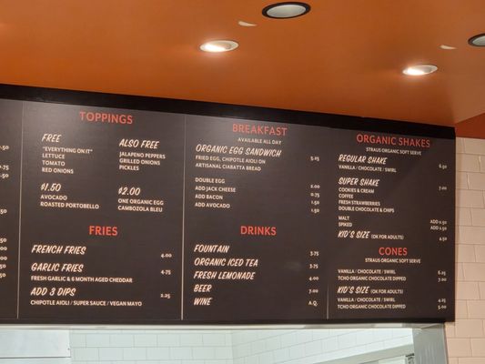 Menu photo 2 Super Duper Burgers San Mateo, CA Menu photo 2 Super Duper Burgers San Mateo, CA