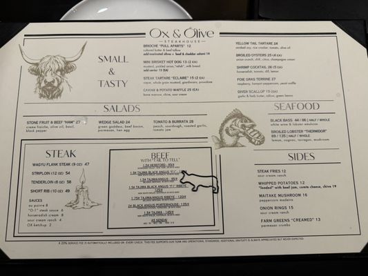 Menu photo 1 Ox & Olive Washington, DC, DC