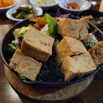 Iron Pot - Bibimbop with tofu - Korean Near Me - Kent, Washington Iron Pot - Bibimbop with tofu - Korean Near Me - Kent, Washington