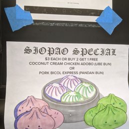 Siopao menu. Sun lunch 2022-08-21 Siopao menu. Sun lunch 2022-08-21