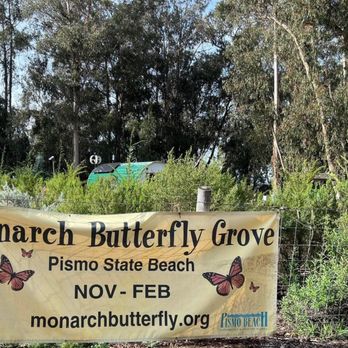 Monarch Butterfly Grove - The sign - the Season - November-February. - Parks Near Me