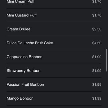 TeaPot Bakery & Cafe - Screenshot menu - Bakeries Near Me - Glendale, California