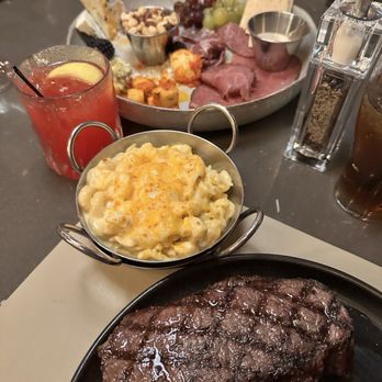 Garrison Oak Steakhouse - Steak w/ Mac and cheese. Charcuterie board starter. - Steakhouses Near Me - Oak Grove, Kentucky Garrison Oak Steakhouse - Steak w/ Mac and cheese. Charcuterie board starter. - Steakhouses Near Me - Oak Grove, Kentucky