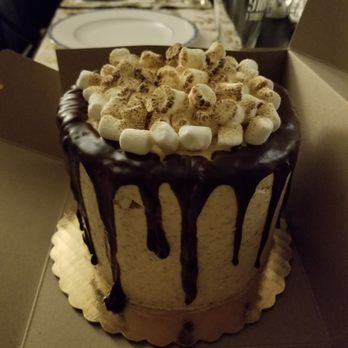 Bountiful Bread - Smores 6 inch cake, lovely presentation. - Bakeries Near Me - Albany, New York