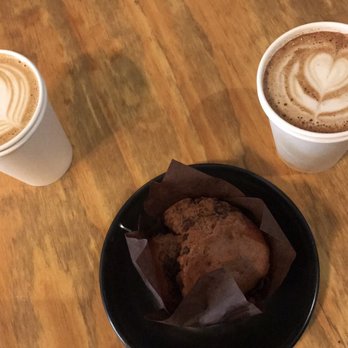 Five & Hoek Coffee - Lattes and chocolate muffin - Coffee & Tea Near Me - Wheaton, Illinois Five & Hoek Coffee - Lattes and chocolate muffin - Coffee & Tea Near Me - Wheaton, Illinois