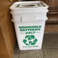 Porter County Public Library System - Battery recycling